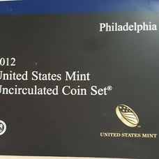 2012 U.S. MINT SET GEM BU IN THE ORIGINAL US MINT PACKAGING WITH FREE SHIPPING B