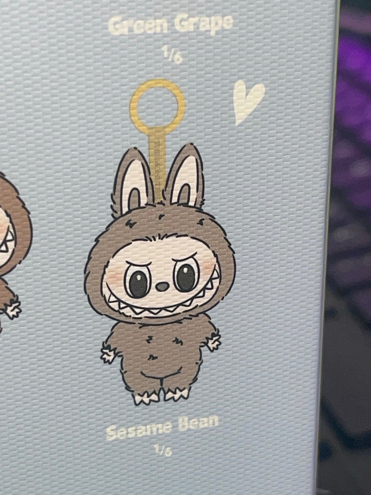 Pop Mart Labubu The Monsters Tasty Macarons Sesame Bean