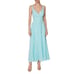 Laundry By Shelli Segal Mint Pleated Chiffon Midi Dress Sz 0 NWT