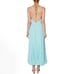 Laundry By Shelli Segal Mint Pleated Chiffon Midi Dress Sz 0 NWT