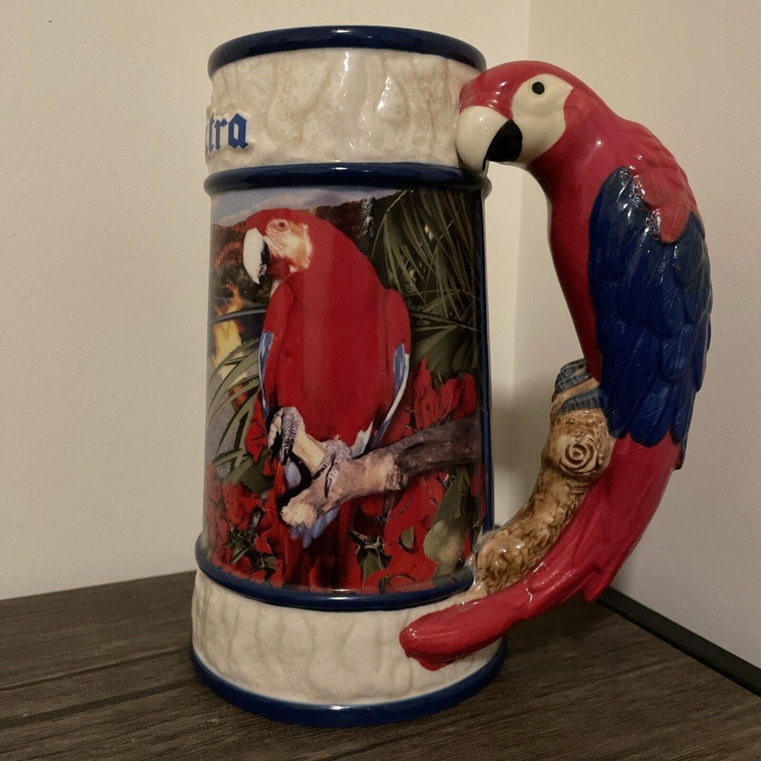 2003 Corona Extra Parrotdise Too Collectors Beer Stein Limited Edition BRAX