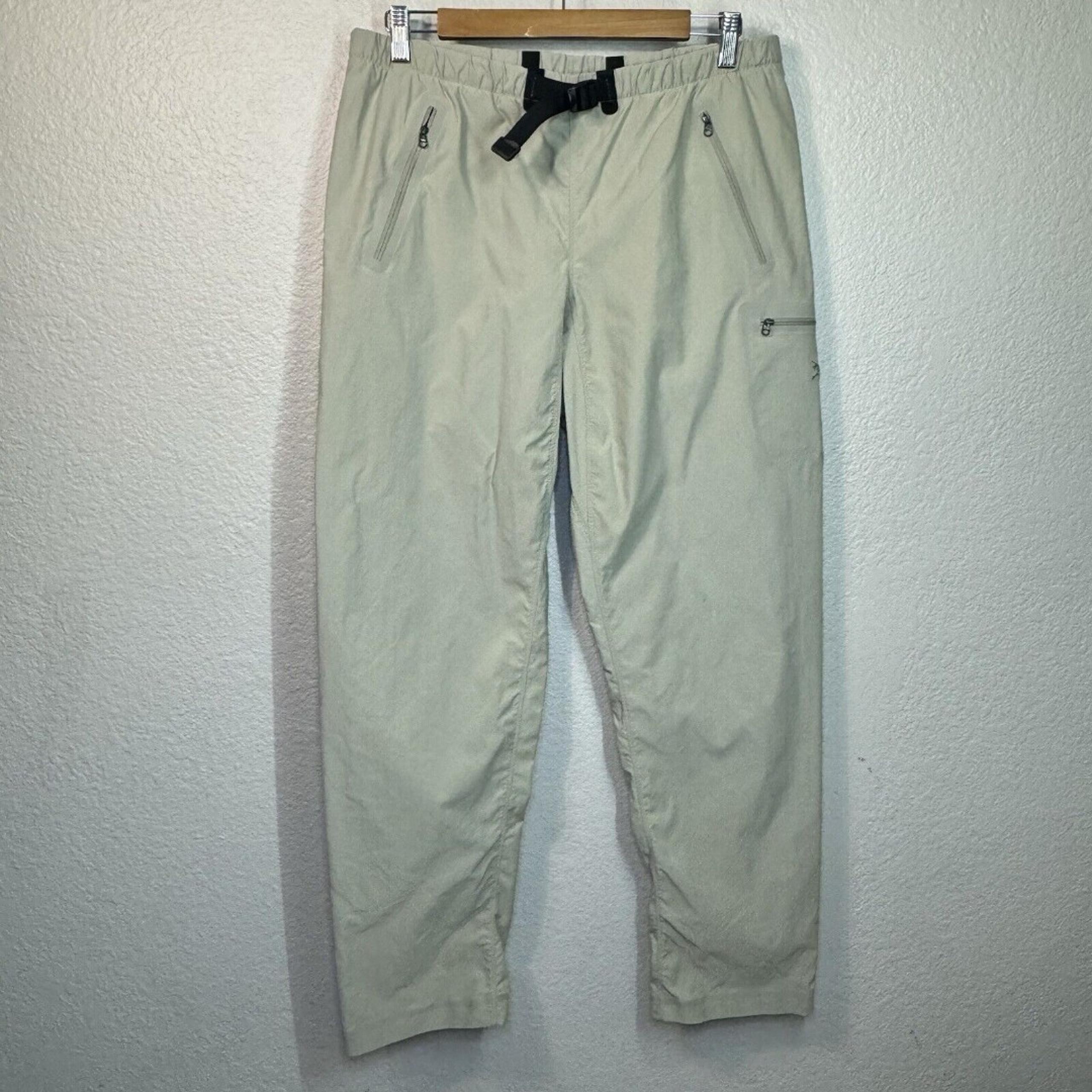 Arcteryx Herren Pants Men 33x31 M VTG Stone Nylon Cargo Pockets Outdoor Active