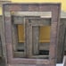 Rustic metal covered barnwood picture frames