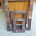 Rustic metal covered barnwood picture frames