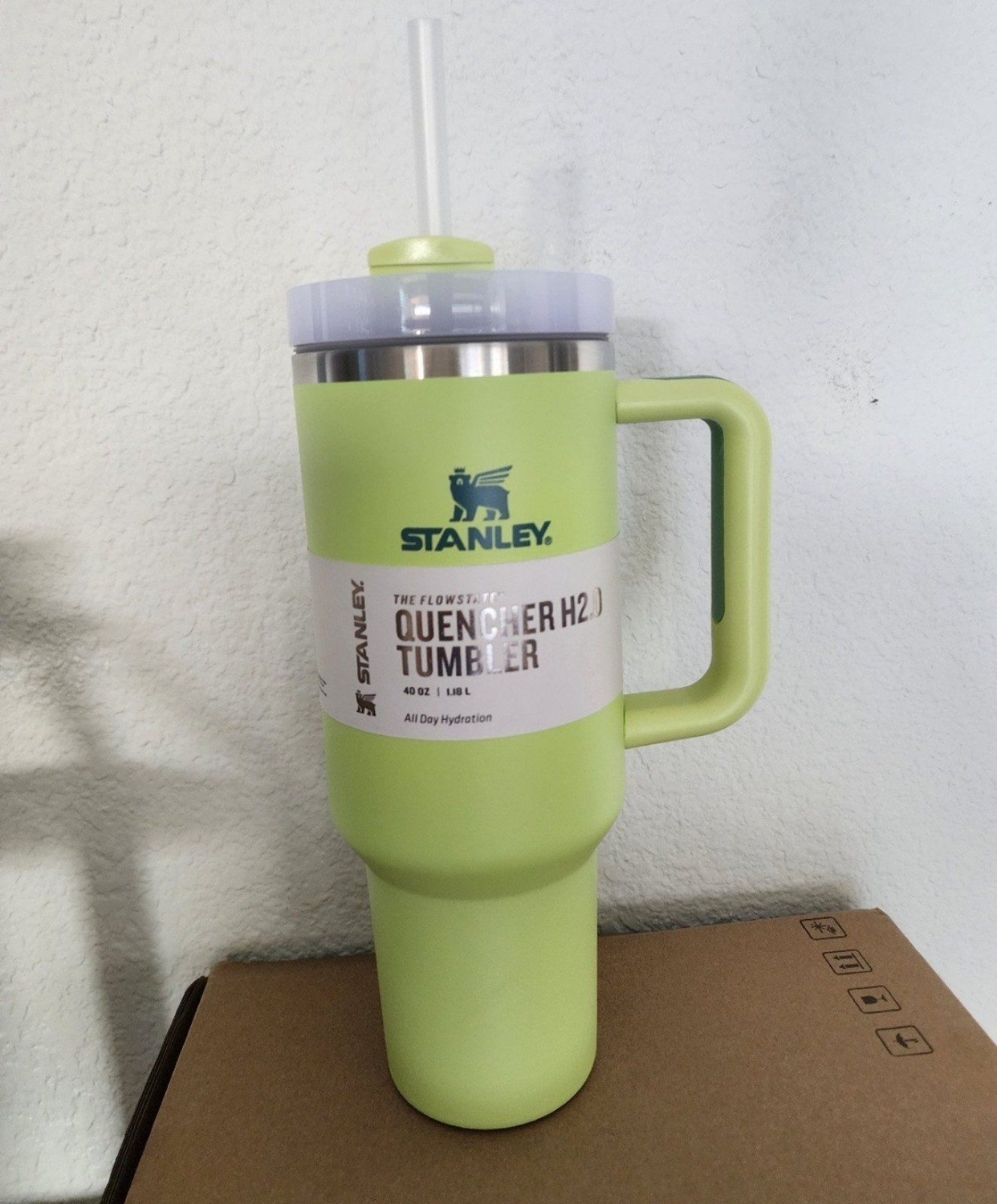 Stanley 40oz Citron Tumbler.