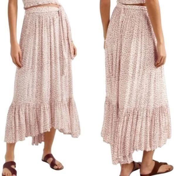 Faithfull The Brand Sabilla Floral Maxi Skirt Large