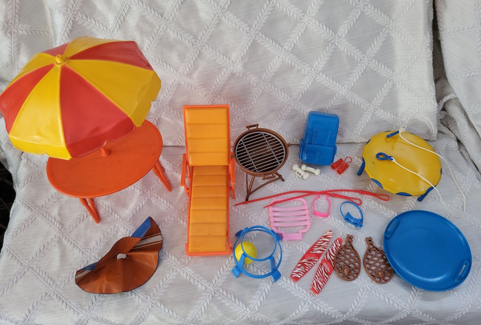 Vintage Arco For Barbie Pool Accesories plus other pieces