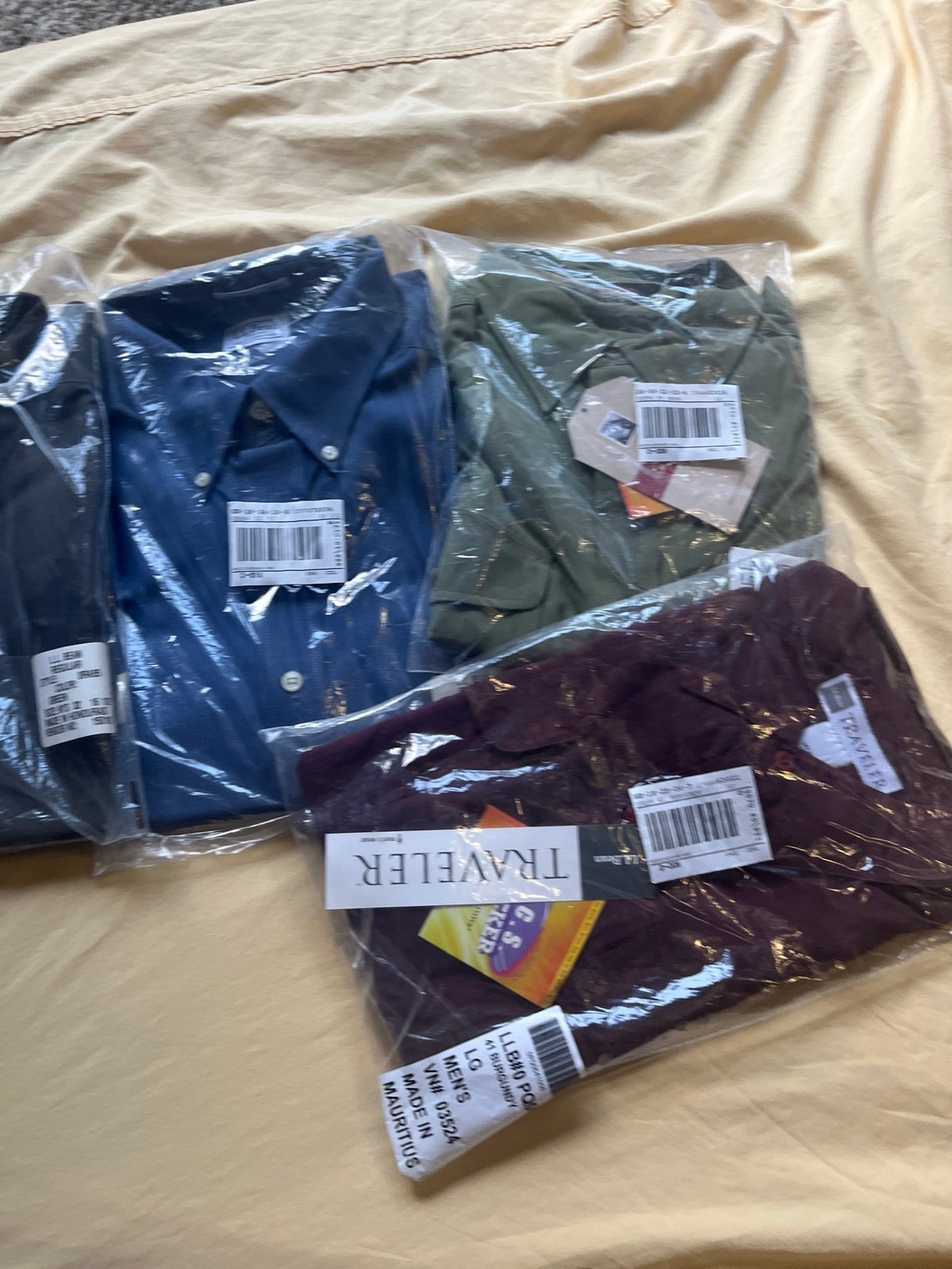 4pc men’s LL bean shirt
