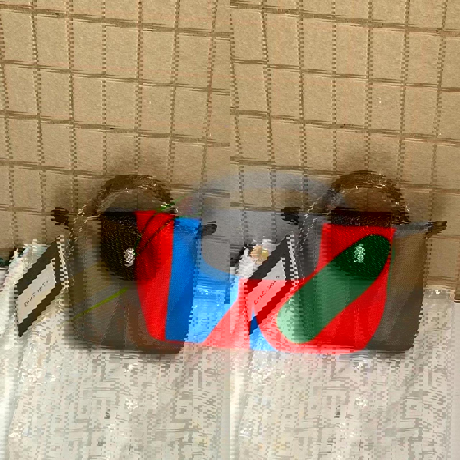 Longchamp Women's Black and Multi Bag