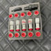 20PCs Red Volk Racing Style Lug Nuts M12x1.25