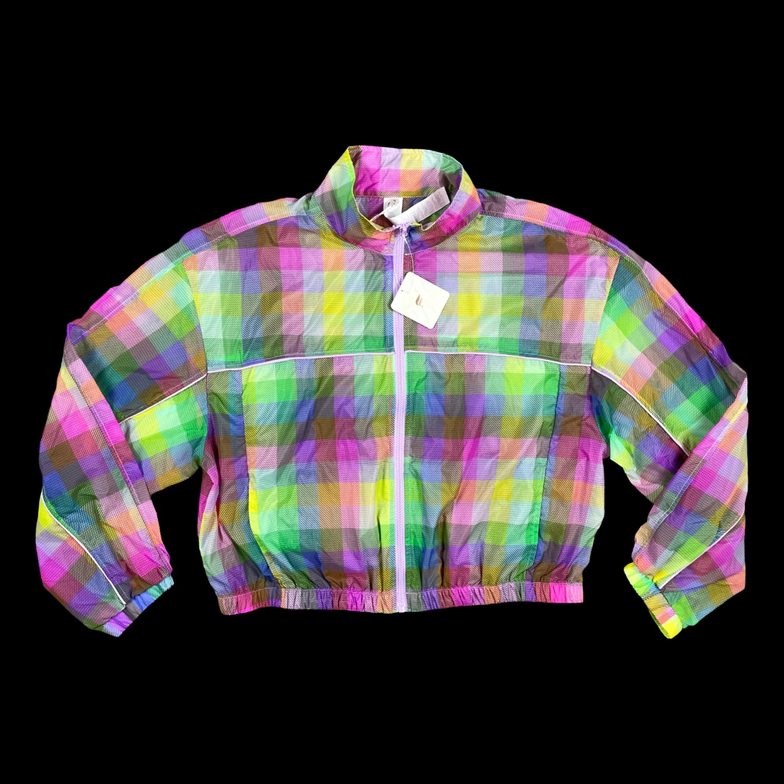 Fabletics Women's Size XL Jacket Nylon Track Payton Multicolor NEW WITH TAGS $94