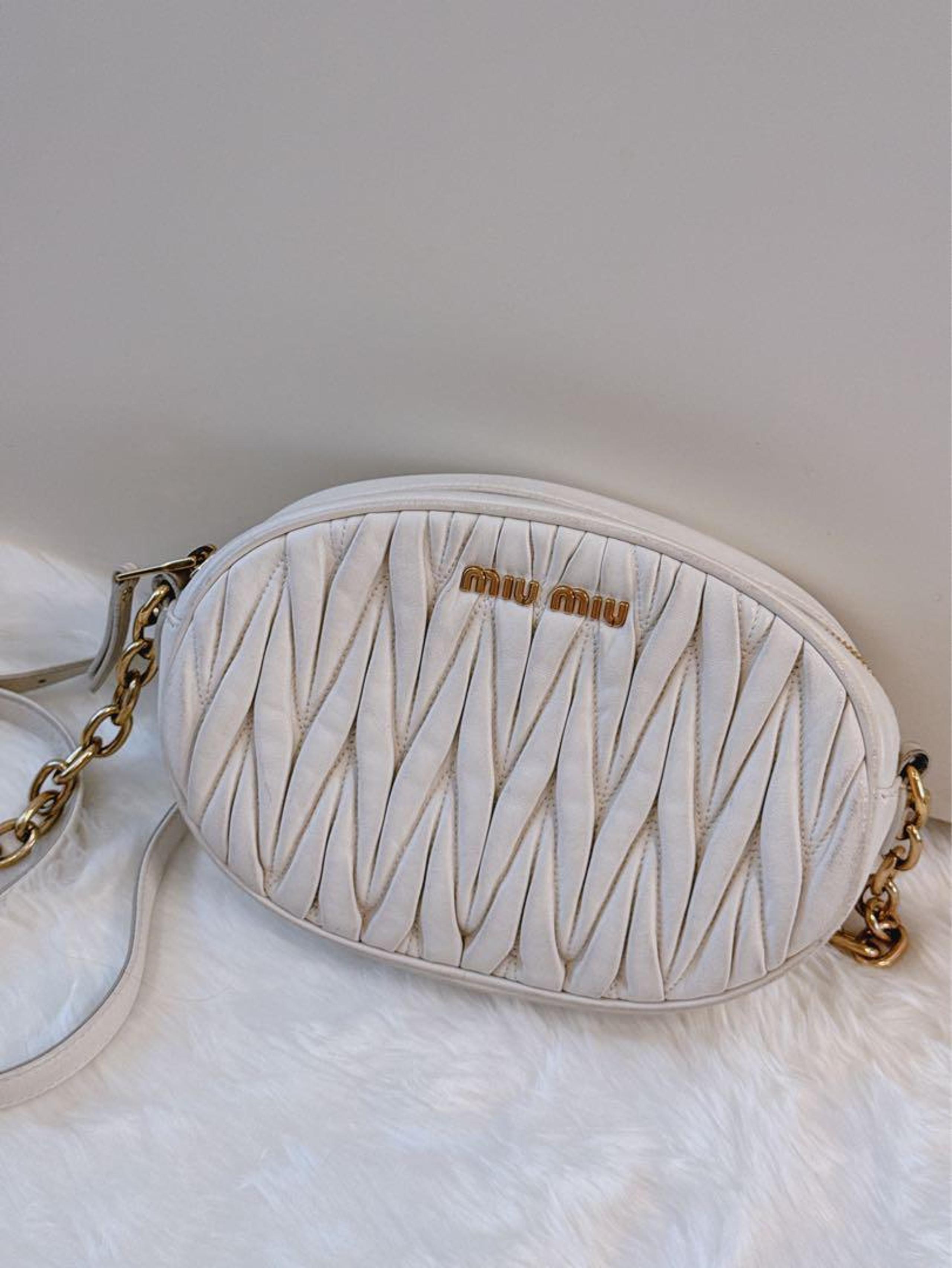 Miu Miu white shoulder bag