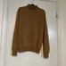 Unbranded 100% Camel Hair Turtle Neck Jumper Men's Sweater Made in Scotland