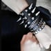 ULTIMATE BRACELET LOT 9 pcs Gothic small Spike faux leather punk bracelet