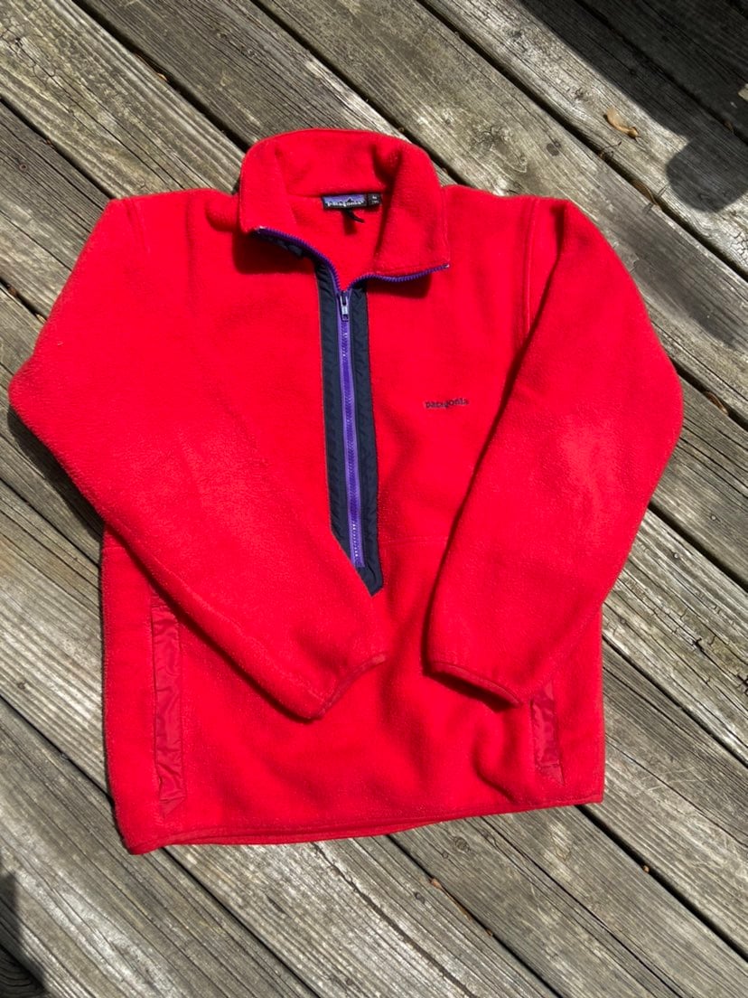 Vintage ptagonia fleece half zip