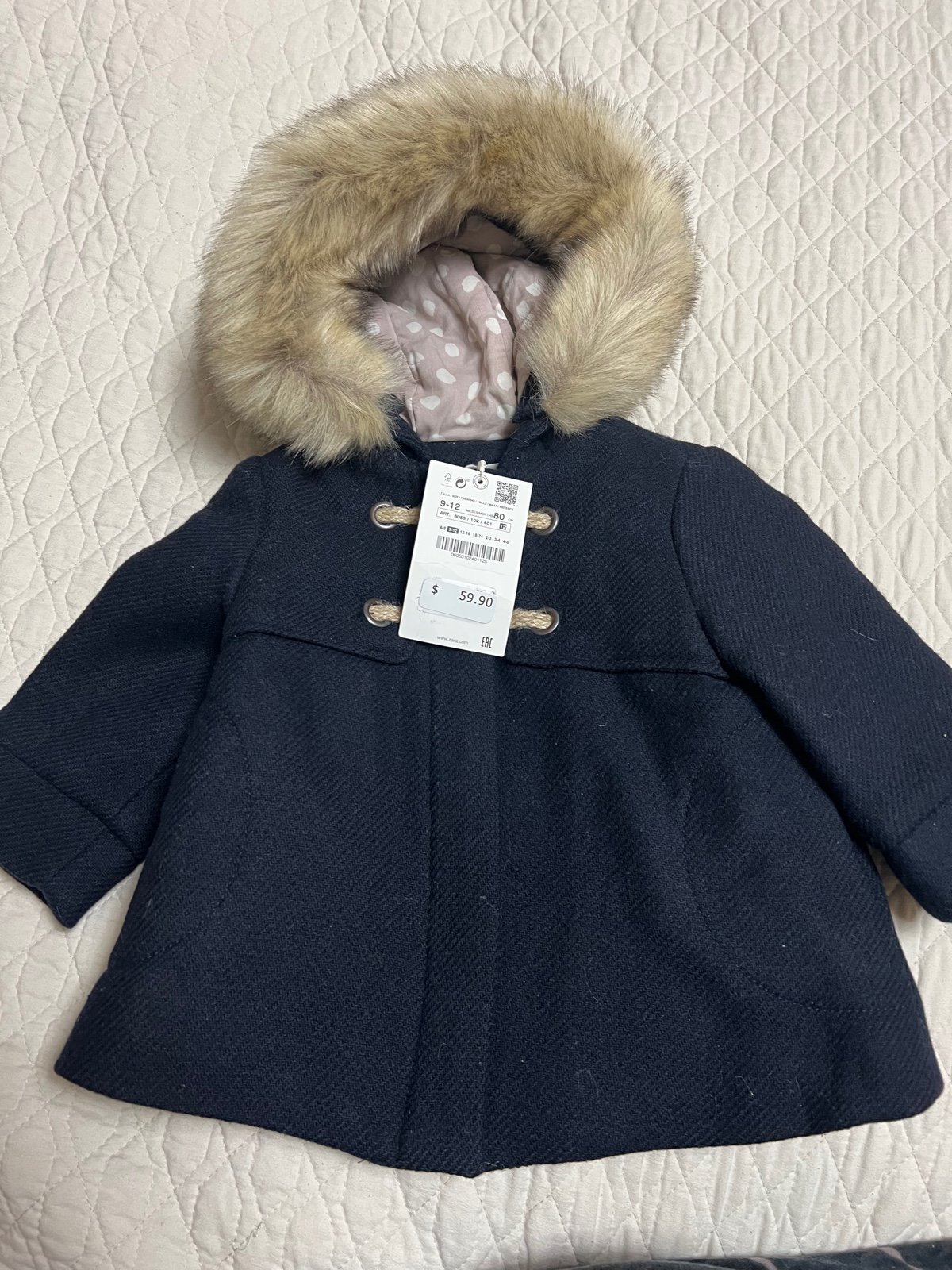 zara new sz 9-12 m Coat
