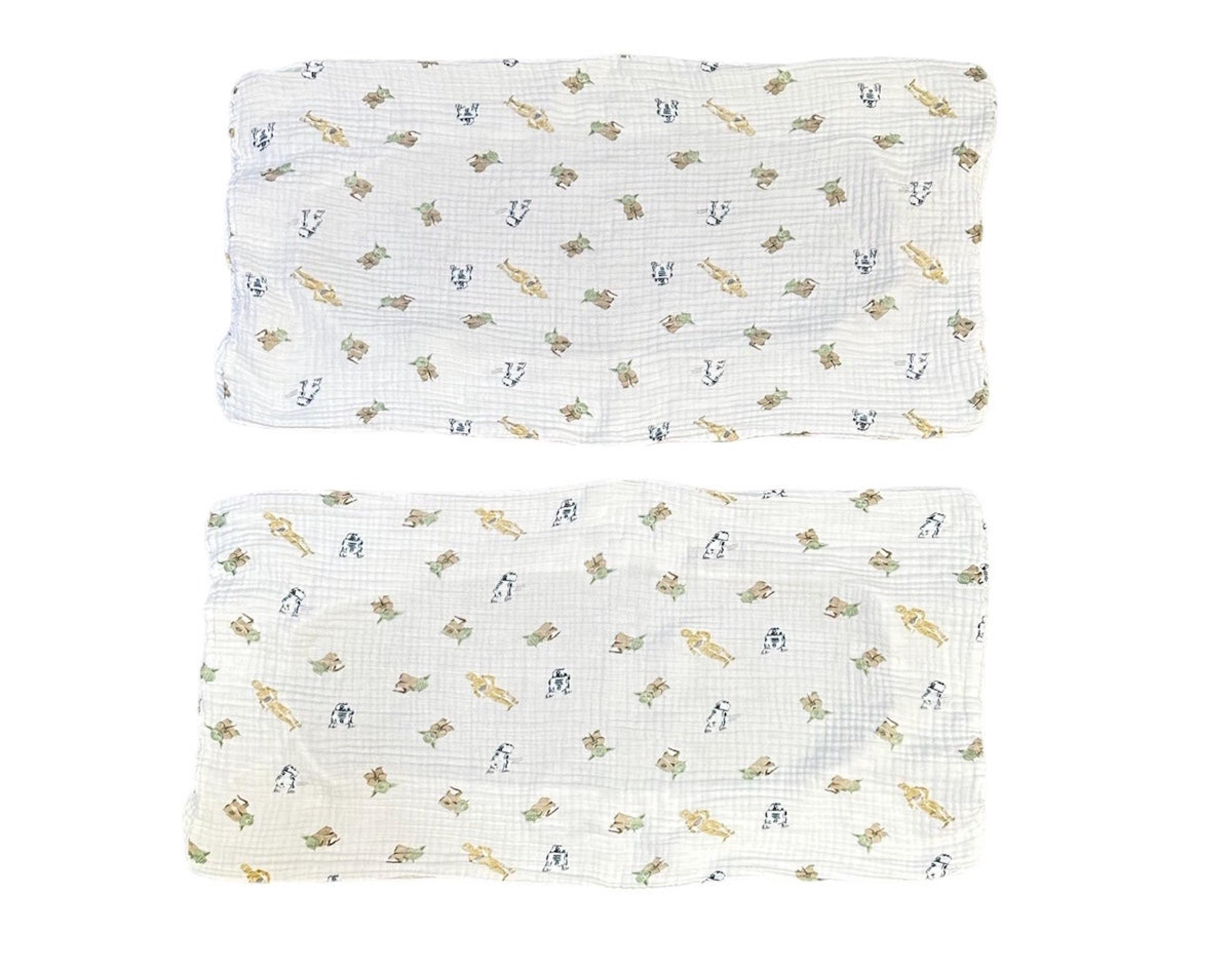 Pottery Barn Kids Star Wars Muslin changing pad cover bundle