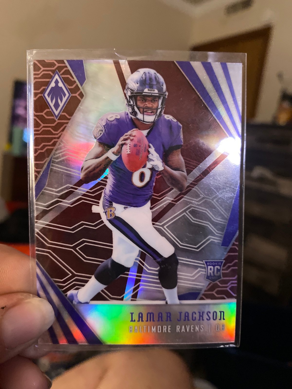 2018 panini phoenix lamar Jackson RC red parallel /299
