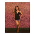 Native intimates slip dress medium with purple layered skirt