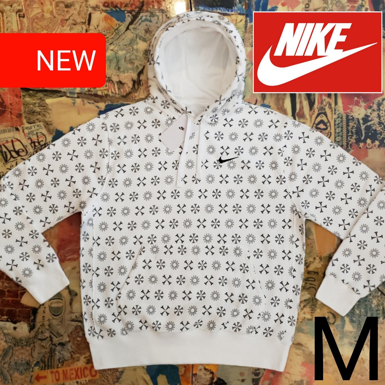 75 New Nike Mens Club Fleece Hoodie! M