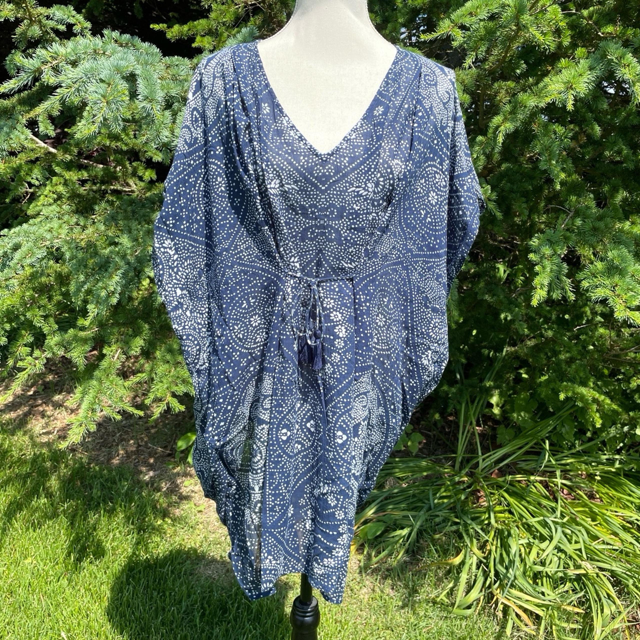 Garnet Hill Cotton Swim Coverup S