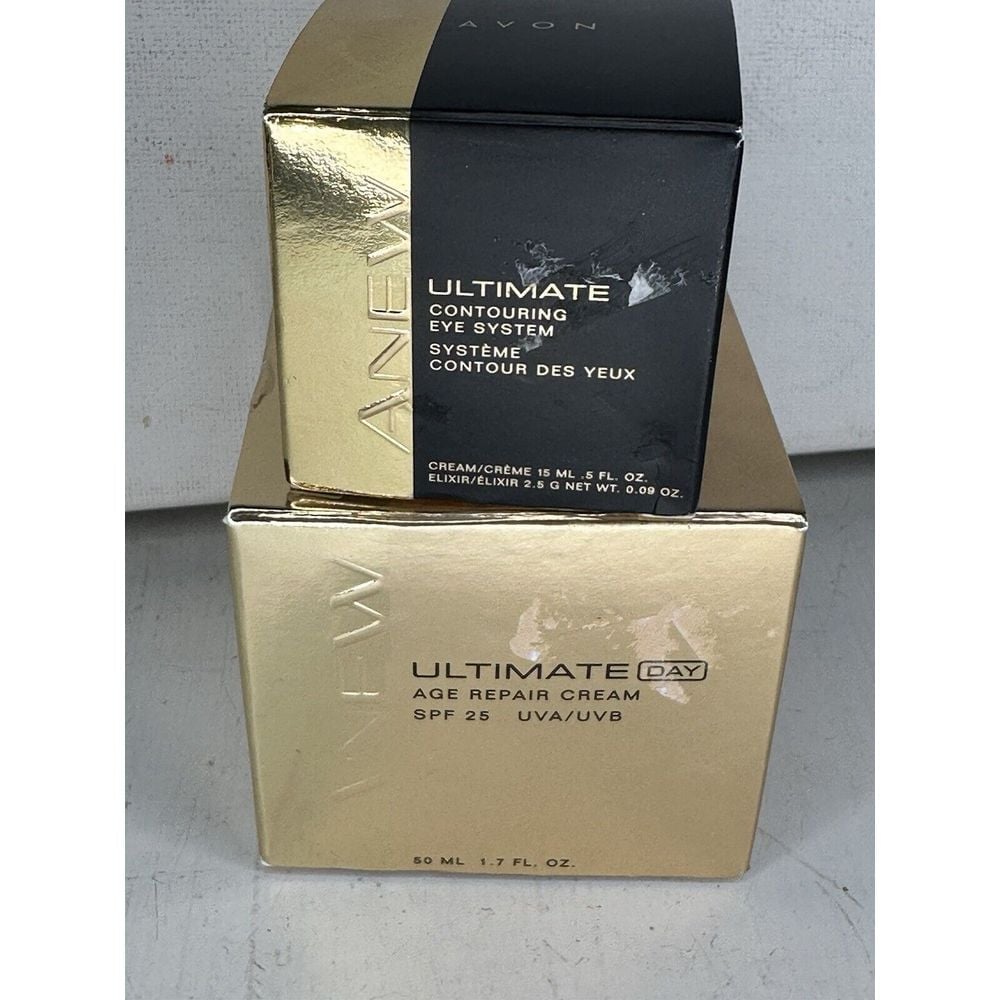 Avon ANEW Ultimate DAY Age Repair Cream & Contouring Eye System NOS