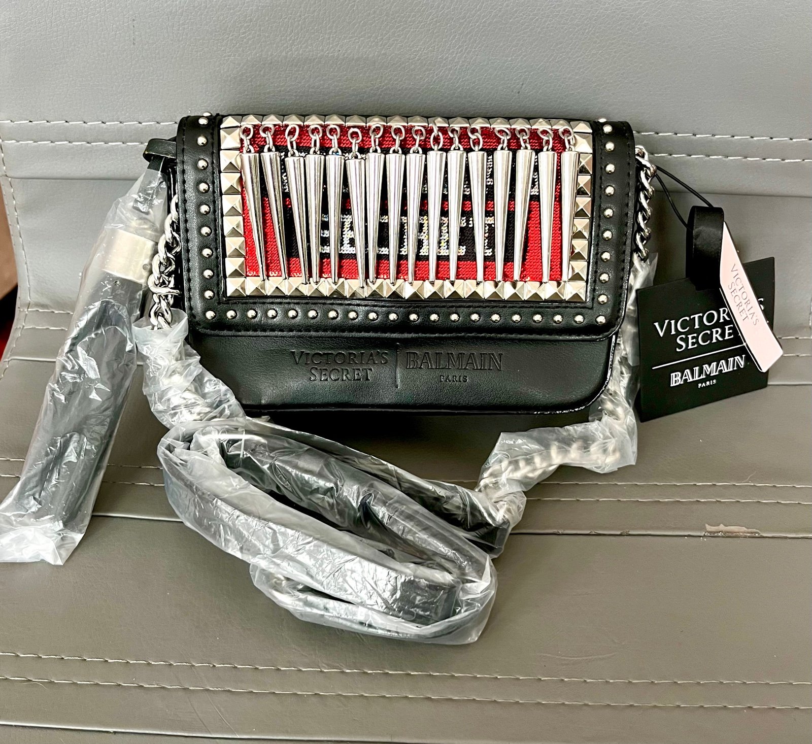 Victoria secret hotsell x balmain bag