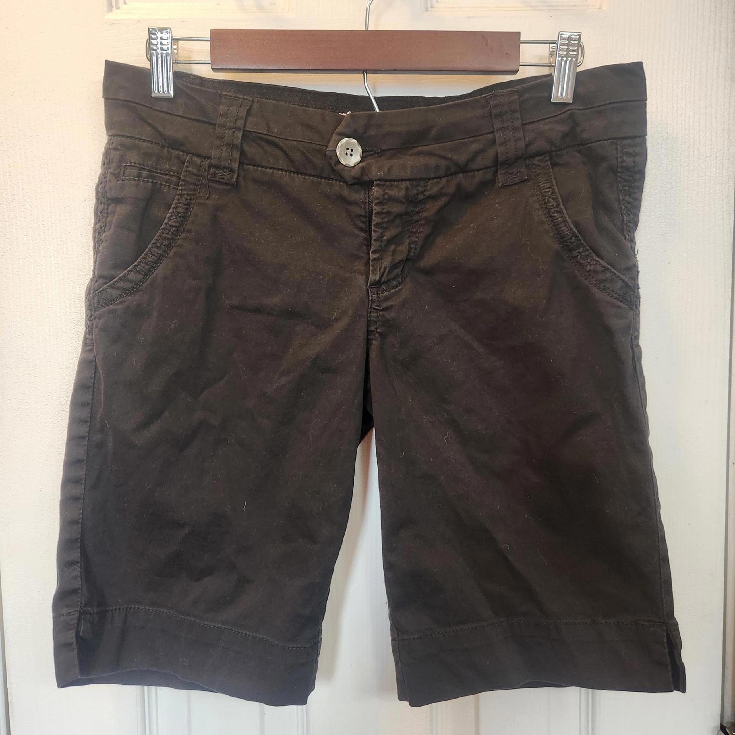 BKE Women's Mollie Black Bermuda Shorts- Size 28