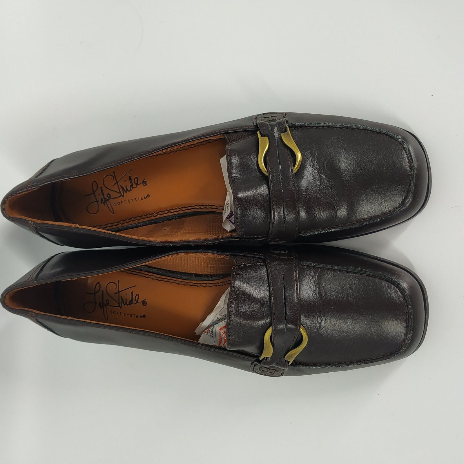 Life Stride Brown Leather Loafer 7US