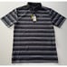 Under Armour Mens Golf Polo Black Grey Striped Heatgear Coolswitch 1298947 001 S