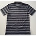 Under Armour Mens Golf Polo Black Grey Striped Heatgear Coolswitch 1298947 001 S