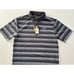 Under Armour Mens Golf Polo Black Grey Striped Heatgear Coolswitch 1298947 001 S