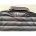 Under Armour Mens Golf Polo Black Grey Striped Heatgear Coolswitch 1298947 001 S