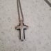 Shaquille O'Neal Cross Necklace .10 tw Staineless Missing 1 Stone