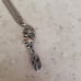 Shaquille O'Neal Cross Necklace .10 tw Staineless Missing 1 Stone