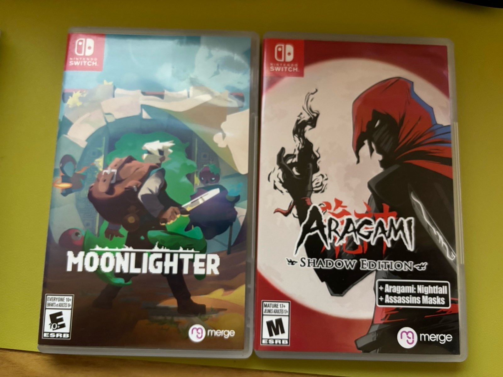Moonlighter & Aragami for Nintendo Switch