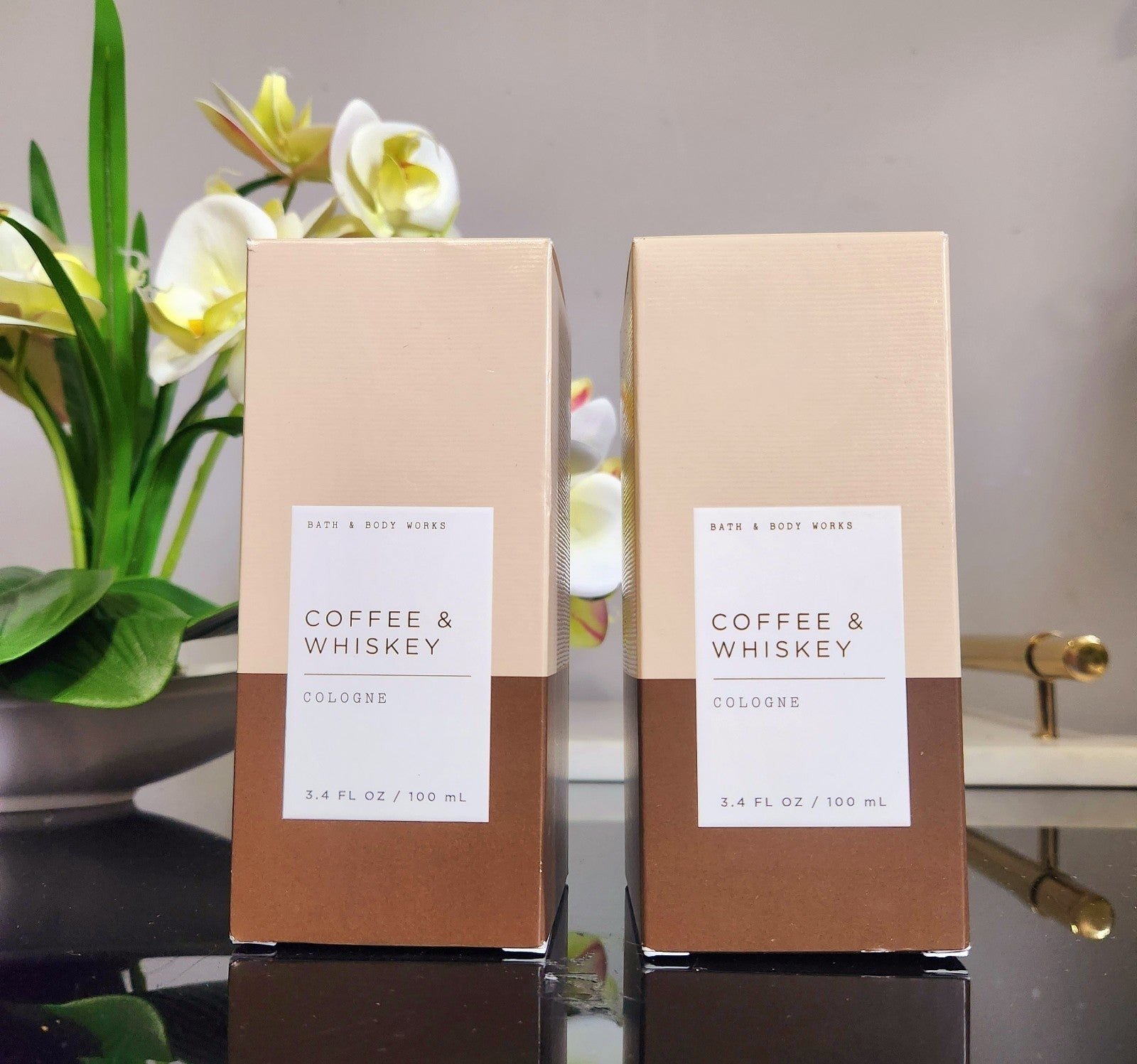 2 Bath & Body Works Coffee and whiskey Men's Collection Cologne Spray 3.4 fl oz