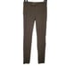 Vince Pants Brown Knit Stretch Tapered Leg Zipper Pockets