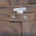 Vince Pants Brown Knit Stretch Tapered Leg Zipper Pockets