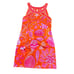 Gretchen Scott Isosceles Sea of Love Patterned Mini Dress Women's Large Orange