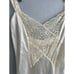 VTG VS Victoria’s Secret GOLD LABEL Tags off white lace silk long slip size L