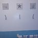 6x6 3D Beach Wall Art Seashell Decor with Starfish Set of 3