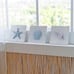 6x6 3D Beach Wall Art Seashell Decor with Starfish Set of 3