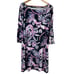 Lilly Pulitzer Sophie Dress in Black and Purple Floral Print UPF 50+ Size Large