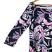 Lilly Pulitzer Sophie Dress in Black and Purple Floral Print UPF 50+ Size Large