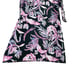 Lilly Pulitzer Sophie Dress in Black and Purple Floral Print UPF 50+ Size Large