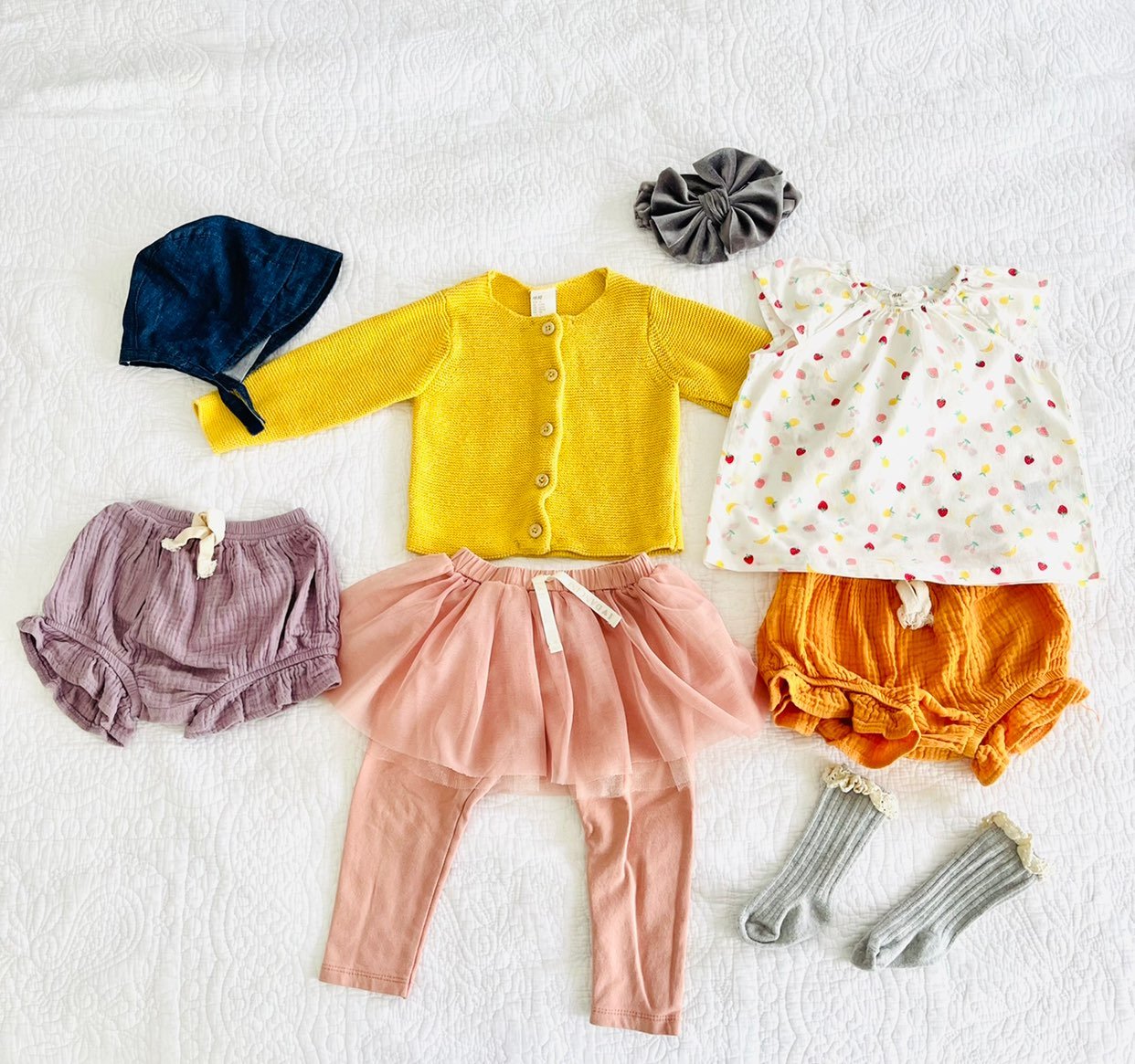 Bundle tutu leggings cardigan muslin blo