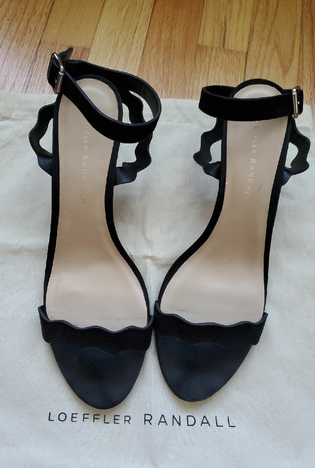 Loeffler Randall Scalloped Kitten Sandal