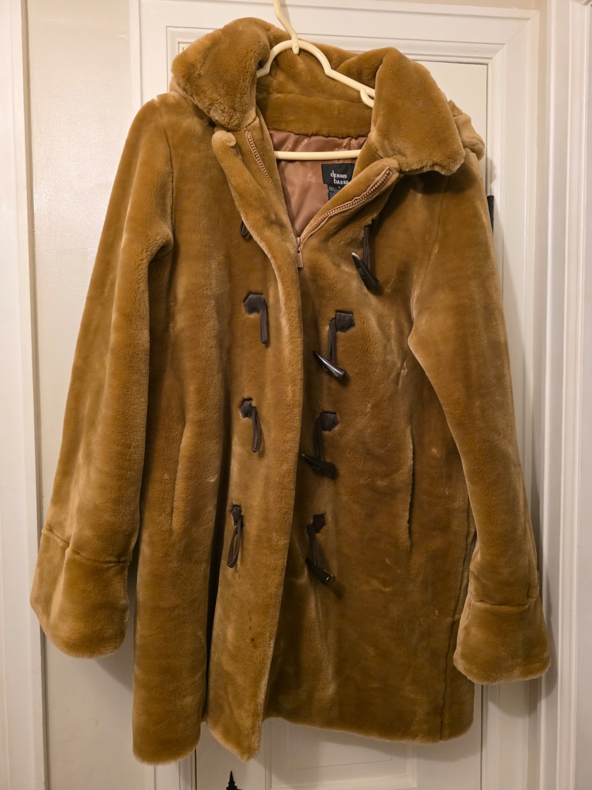 Dennis Basso Faux Fur Coat