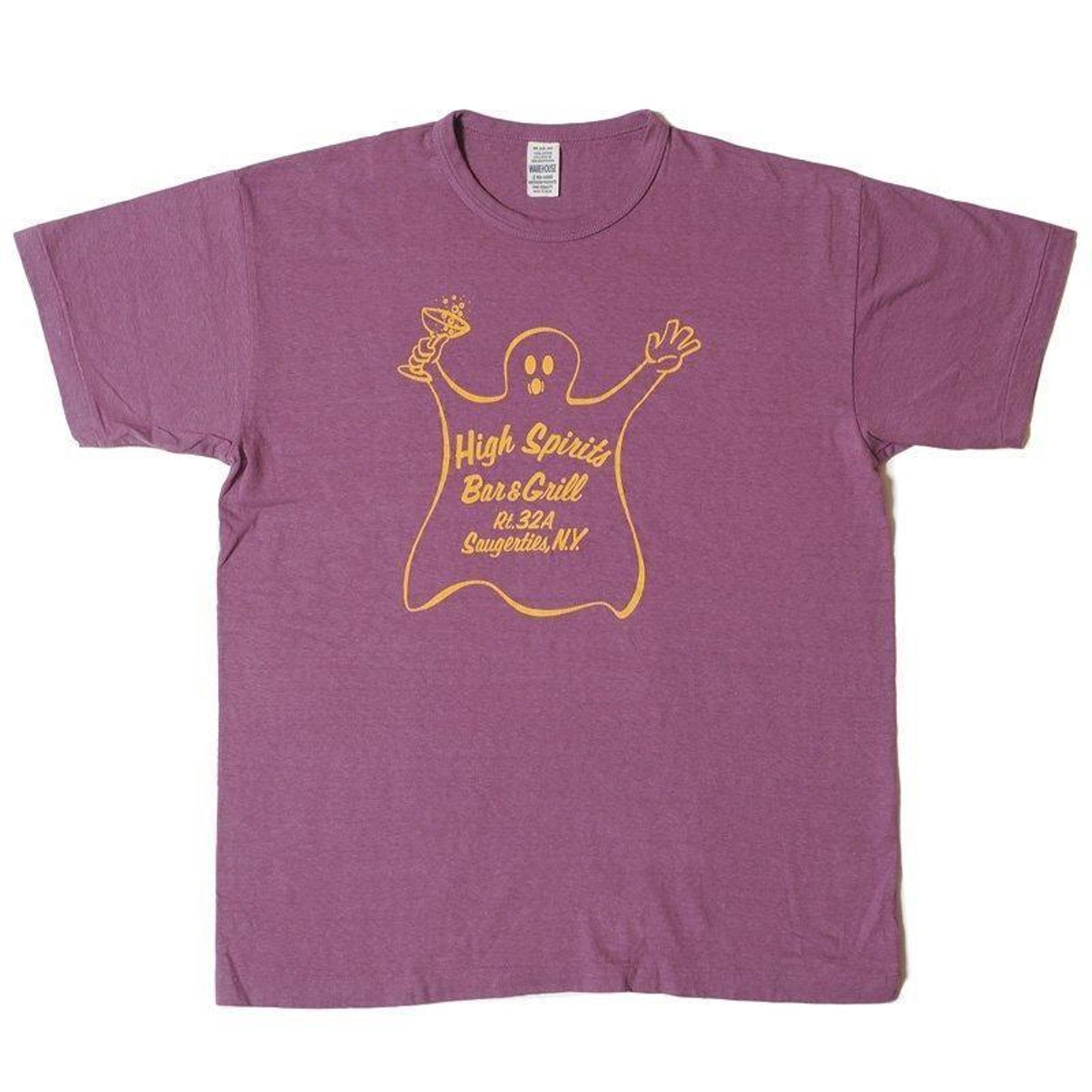 Brand New! WAREHOUSE/ウエアハウス 4064 Purple Rubber Print XL